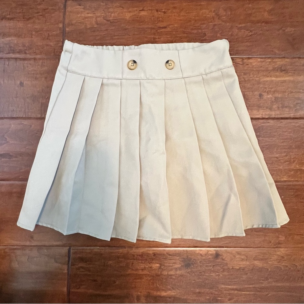 French Toast ivory uniform Skirt 7